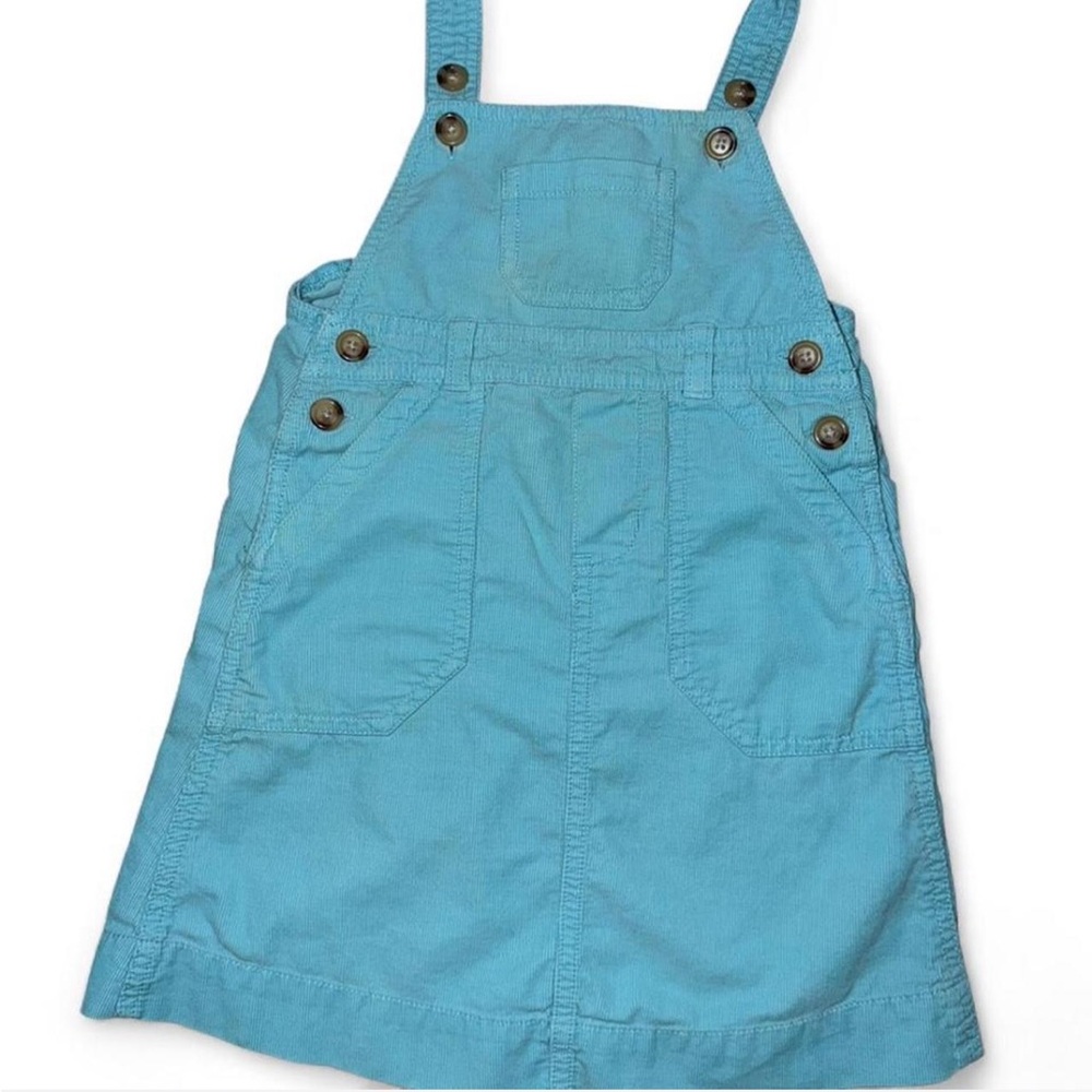 Ralph Lauren Light Turquoise Kids Pinafore Overall Dress